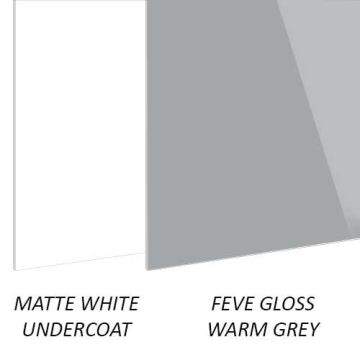 Płyty budowlane Feve Gloss Warm Grey Aluminium Sheet