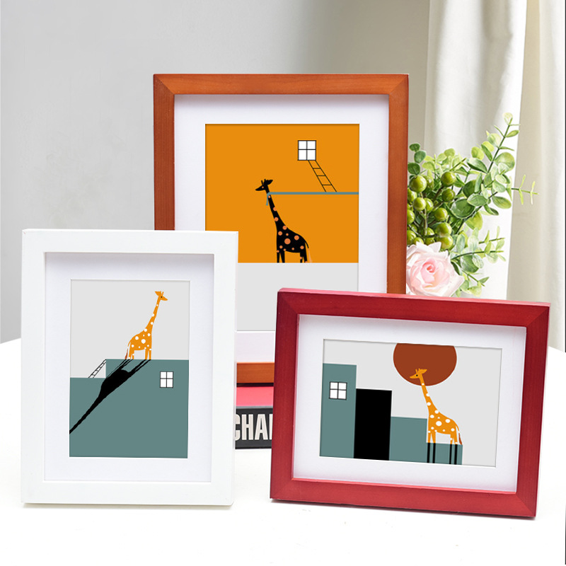 Cadres photo en bois pour la décoration de la maison Wooden Photo Frames For Home Decor