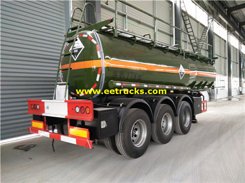 Tri-axle 18000L Sulfuric tank Trailers