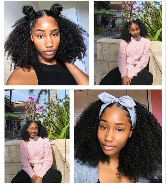 Lsy Wholesale African Afro Kinky Curly 100% Raw Human Hair for Braiding Brazilian Kinky Hair Bundles,Mongolian Afro Kinky Weacve