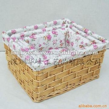 cheap wicker storage baskets