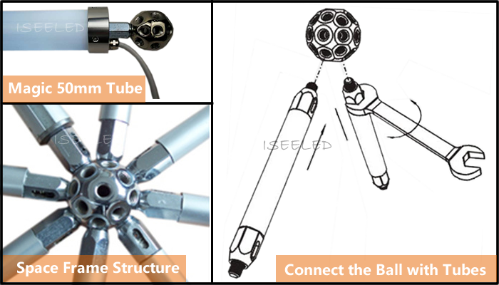 Disco 3D Tube Light