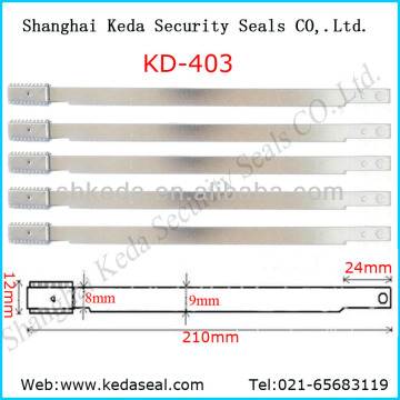 easy-to-use lead security seals KD-403 Metal Strap Seals