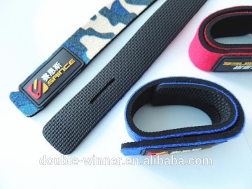 elastic soft neoprene rubber velcro fastening fshing rod straps