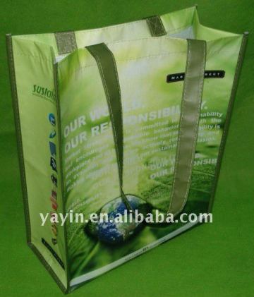 Laminated Recycled PET Non Woven Shopping Bag