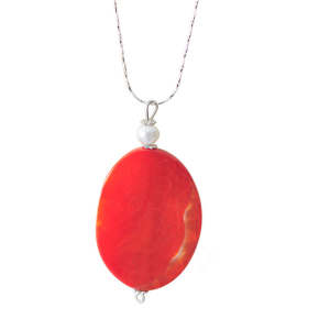 Collier d&#39;agate de pierres précieuses naturelles avec chaîne en argent