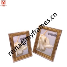PS Plastic Simple Design Photo Frame Golden Lines Design Photo Frame