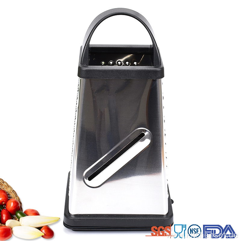 manual stainless steel vegetable and cheese box grater