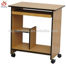 Yellow Moveable Office PB Computer Table Furniture