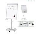 Office Mobile White Flip Chart Papan tulis bergerak kuda-kuda