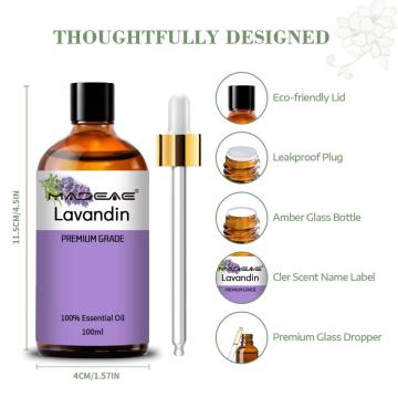 도매 가격 Lavandin Oil 100% 순수 로션 크림 향수 비누에 사용