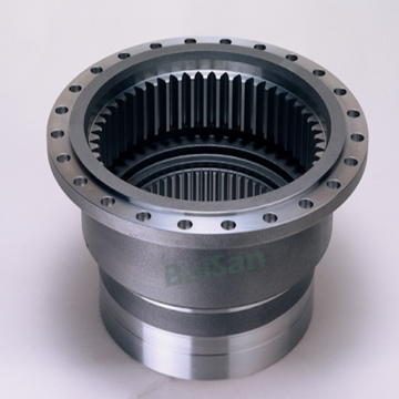 Hobbing machining of internal gear spline sleeve