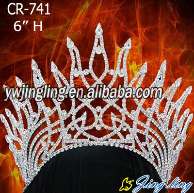 Flame Shape Beauty Pageant Crown