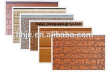 Heat preserving decorating metal panel
