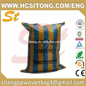 plastic woven sack for poatal usage