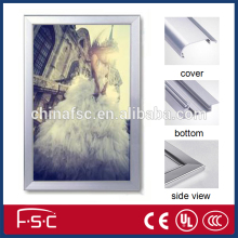 Plastic advertisement frame led aluminum slim light box