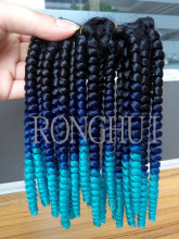 High quality popular synthetic hair weft cheap