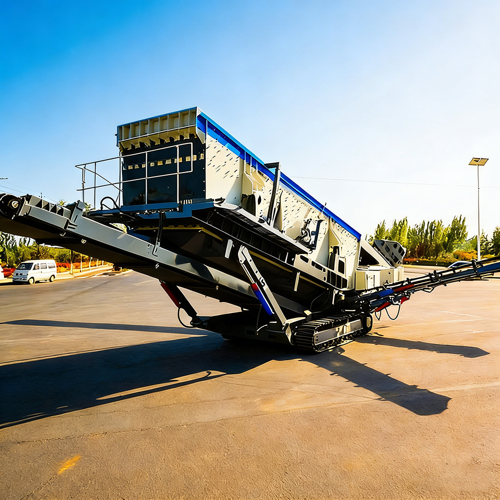 पोर्टेबल स्टोन स्क्रीनिंग मशीन portable stone screening machine