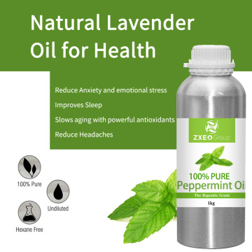 Bulk Organic Hair Growth Peppermint Essential Oil