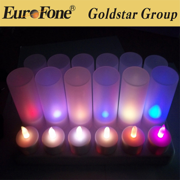 2014 New Home Remote Control Flameless LED Candle Lamp Light
