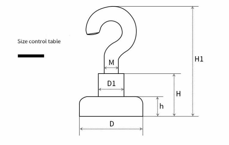 Strong Neodymium Pot Magnet magnetic hooks