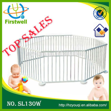 White wooden playpen large playpen for you child