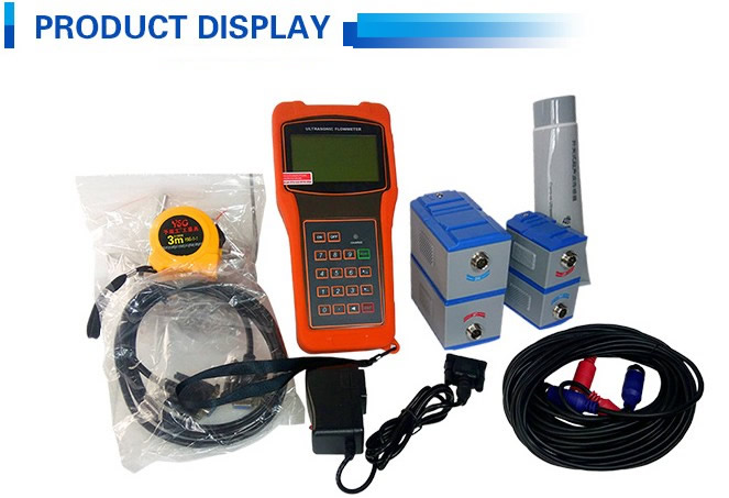 Data Logger Portable Ultrasonic Flowmeter Water Flow Meter