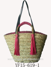 New 2015 Sea Grass Straw Bag Women Fashion Natural Colorful straw bag