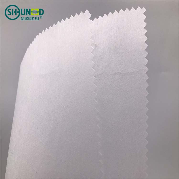 Eco-friendly SGS carded polyester/viscose easy tear away embroidery backing nonwoven fabric embroidery backing paper R8060C-3