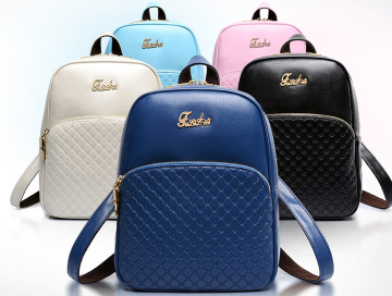 2016 New arrival woman fashion leather backpack bag