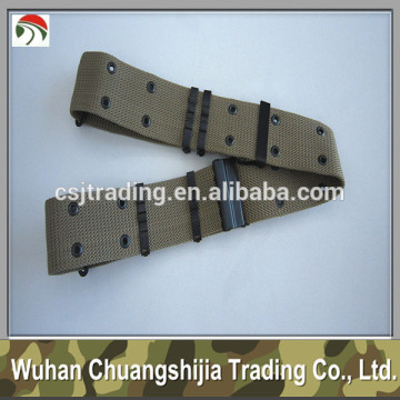 Khaki PP Military Belt With Buckle