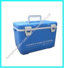Cold storage use portable plastic insulated cold box for camping