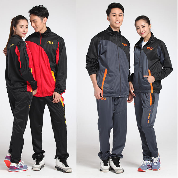 Sukan Tersuai Lelaki Latihan Joging Jacket Plain Soccer Team Jacket Jacket Jaket Hitam dan Merah Jaket