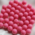 8mm / 10mm / 12mm / 14mm / 16mm / 18mm / 20mm couleur rouge Gumball acrylique solide perles pour collier bijoux