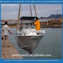 Gather 7.5m fiberglass boat hulls for sale