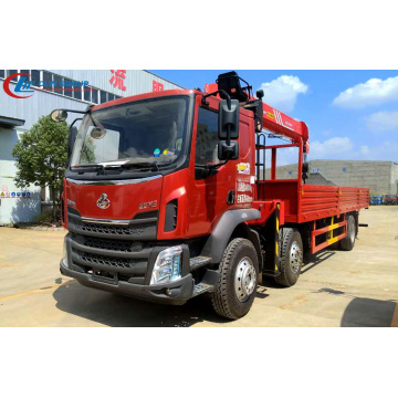 Dongfeng 10Tons Telescopic Boom Truck Mounted Crane