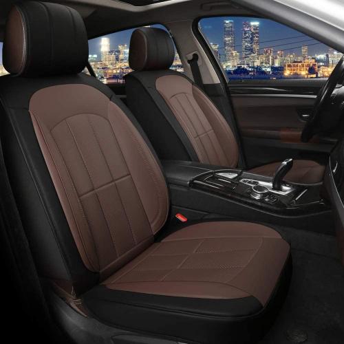 Faux Leather brown car seat covers