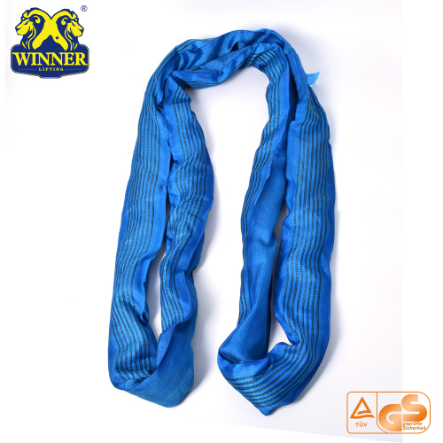 8Ton Yüksek Kalite Yumuşak Sonsuz Polyester Yuvarlak Sling