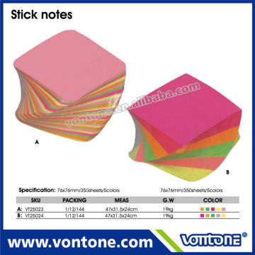 sticky note pad twisted notepad memo cube
