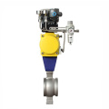 Elektrische actuator Plastic PVC True Union Ball Valve V Type