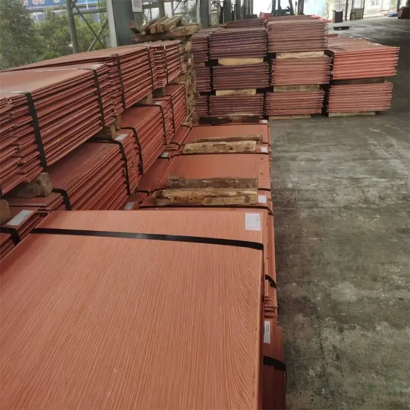 Copper Cathode 99.99% Cu 99.99% Electrolytic Copper Cathodes with Factory Price