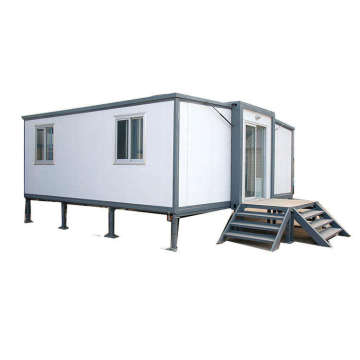 Spot prefabricated house with three rooms for family living room, small house, expandable container house