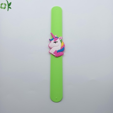 Silicone Unicorn Slap Strap Bracelet