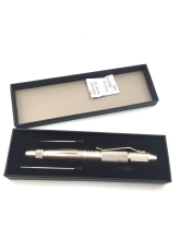 stainless steel multifunctional ballpoint pen/ Stylus with knife and flashlight