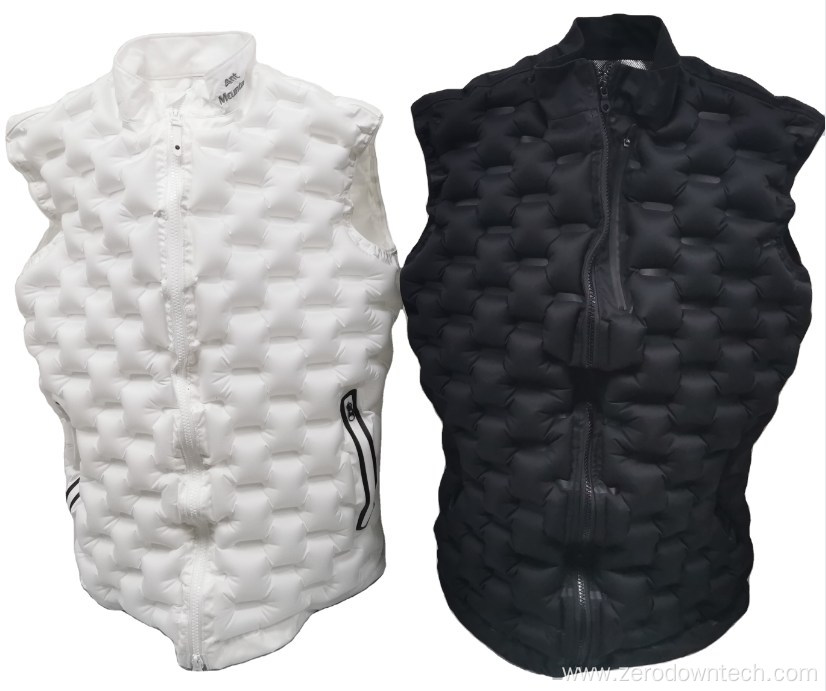 air warm vest Air Filling Sleeveless Inflatable vest