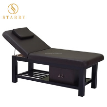 Adjustable Professional Thai Wood Spa Massage Table for Sale