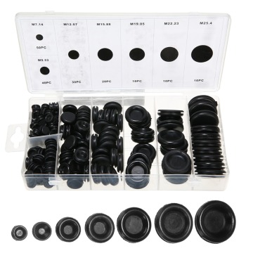 170pcs Black Rubber Grommet Firewall Hole Plug Set Car Electrical Wire Gasket Kit Mayitr Hardware Tool For Valve Pump Water Pipe