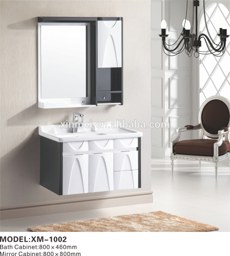 New arrival most simple and elegant bathroom storage vanity cabinet with CE