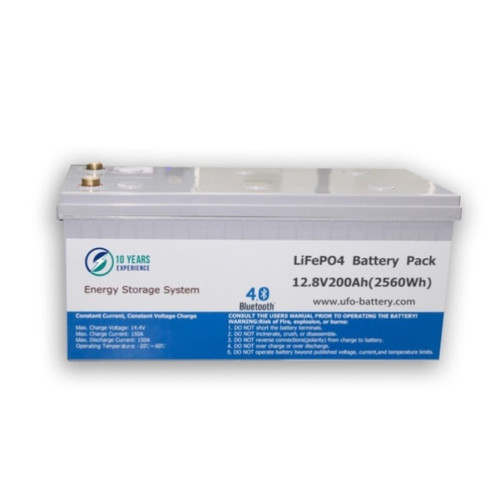 Long life lifepo4-batteri med inbyggd smart bms
