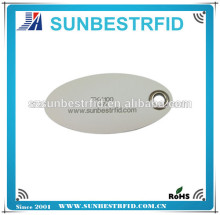 TK4100 PVC rfid keyfob/keychain tag with logo and code print